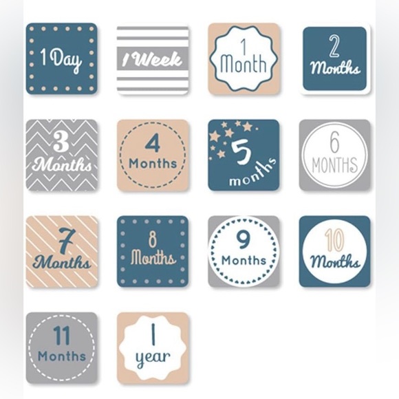 Mary Meyer Lulujo Milestone Blanket and Card Set. NWOT. - Picture 2 of 2